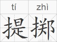 提掷的拼音