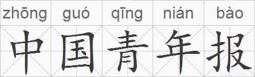 中国青年报的拼音